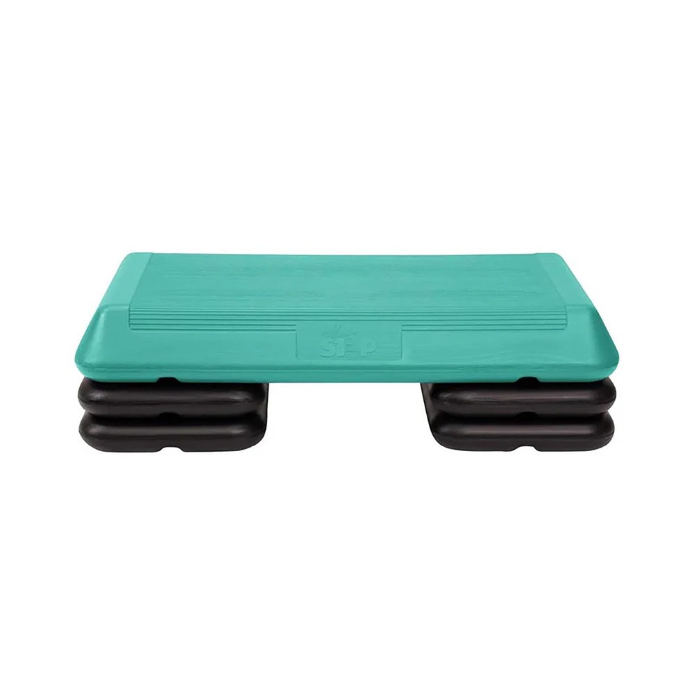 Exercise Step Platform, Circuit Size Stepper for Exercise at Home with 4 Stac...