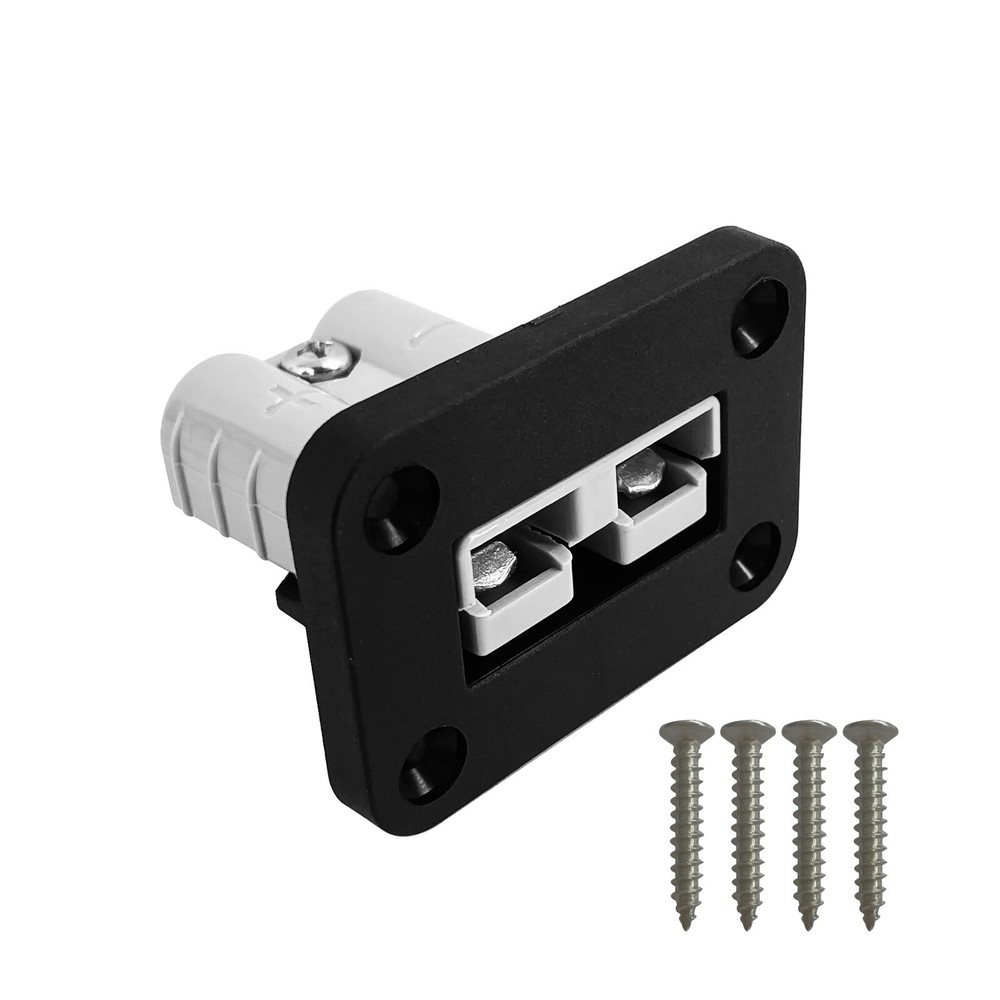 Power Plug Flush Mount Panel 600V 50A Connector Kit SB50 For Anderson Socket
