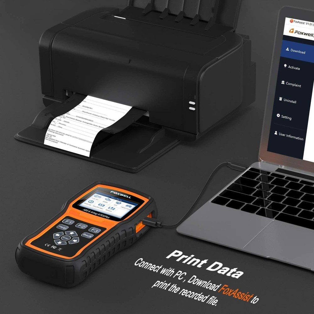 Foxwell NT630 Plus OBD2 Scanner ABS SAS Airbag Engine Code Reader Diagnostic USA