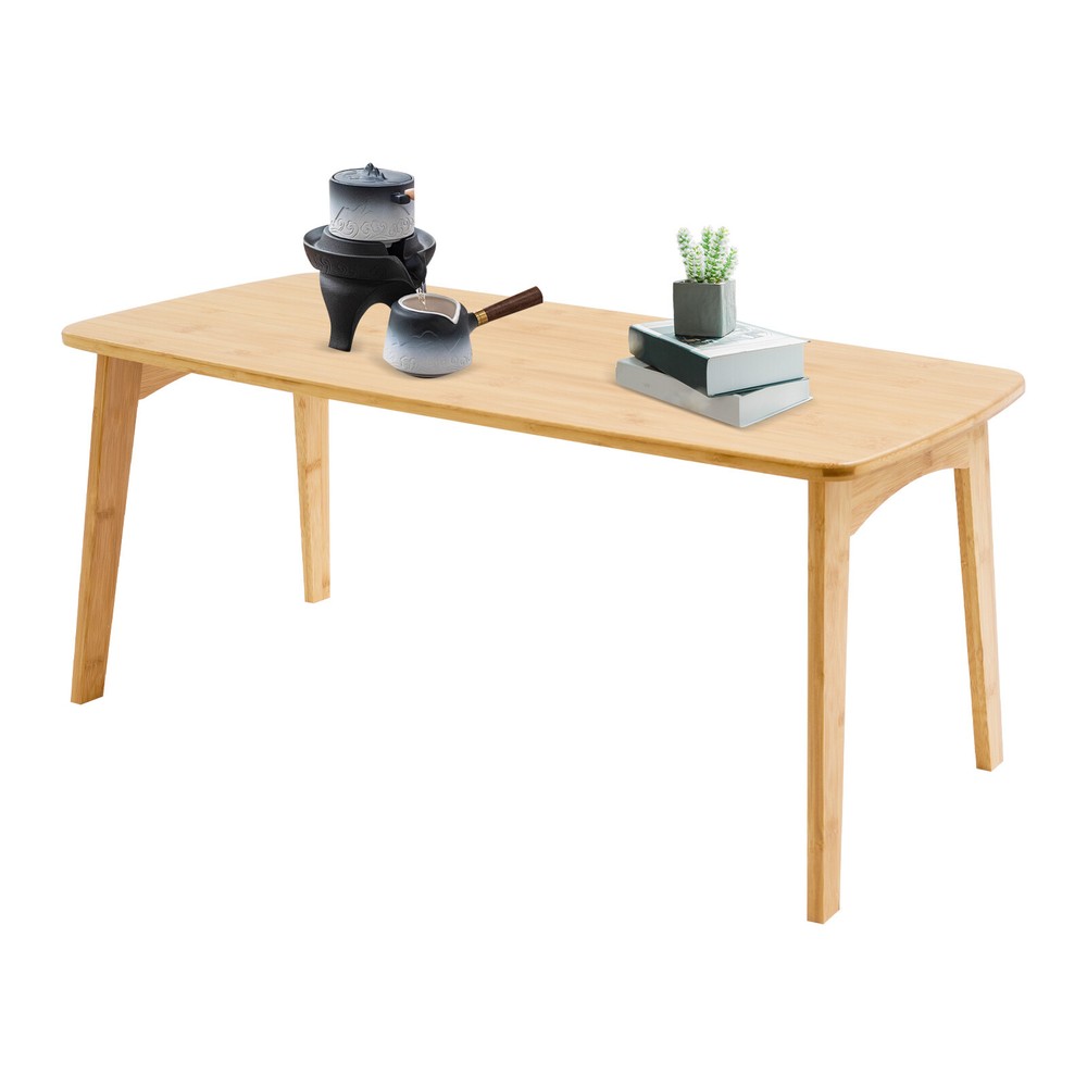 Folding Floor Table, Foldable Low Coffee Table, Portable Coffee Table for Sittin