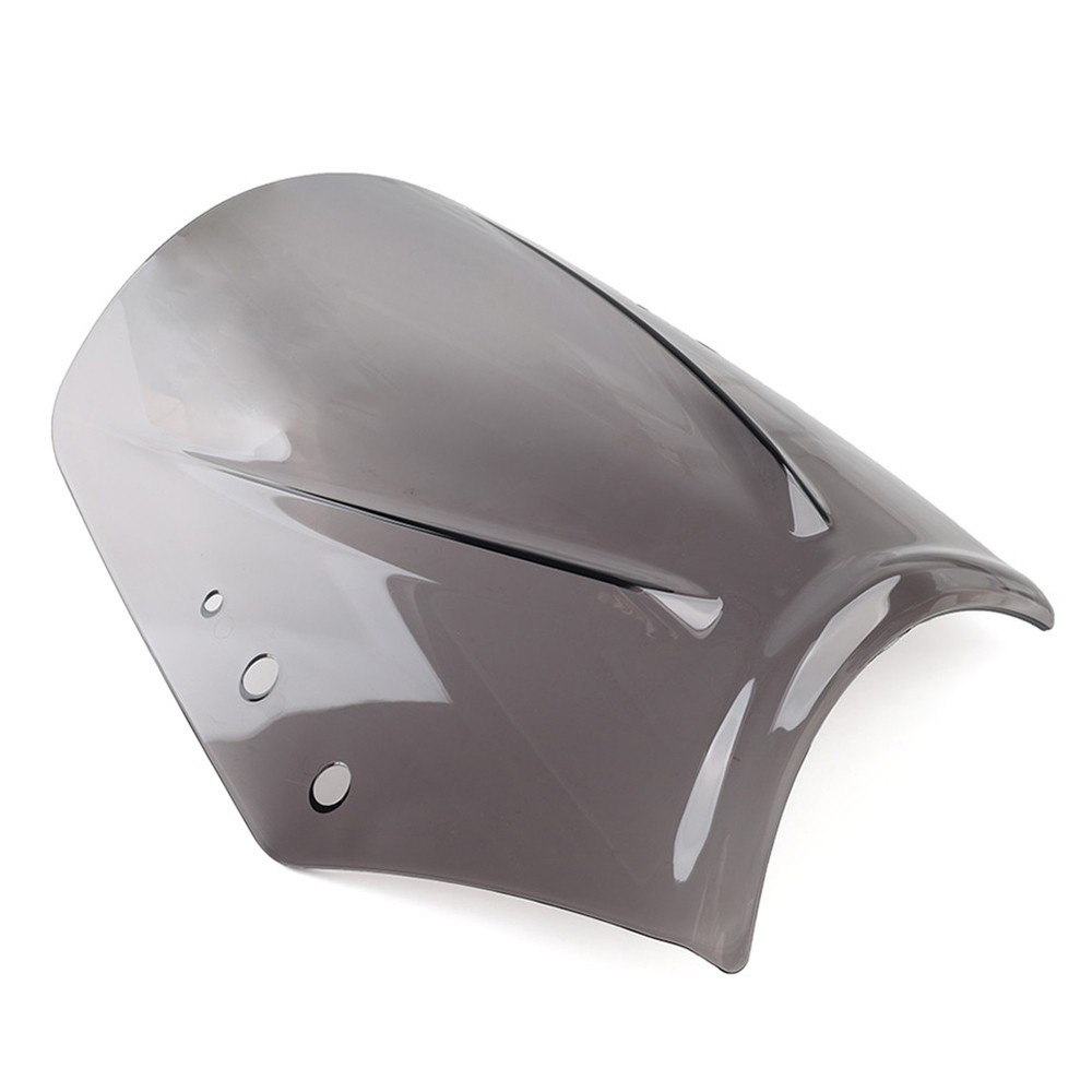 Universal Motorcycle Windscreen Windscreen Deflector Wind Shield Grey