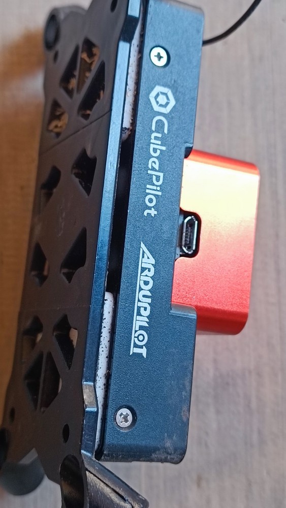 CubePilot Cube Orange+ Pixhawk 2.1 autopilot controller with carrier board.