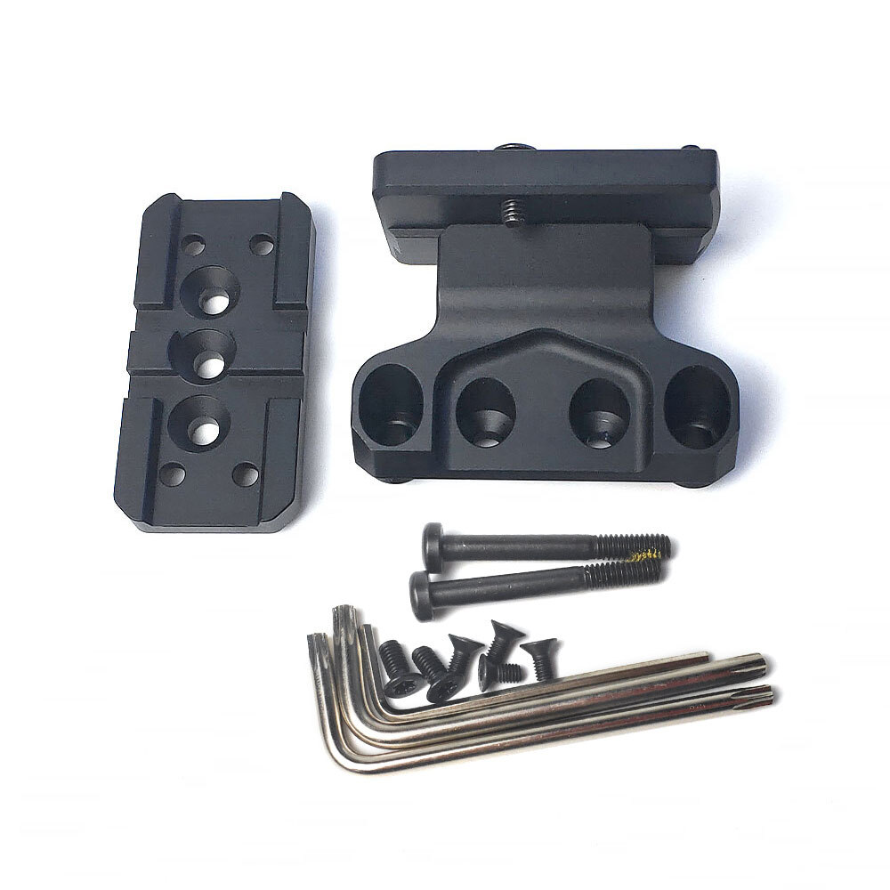 Tacticl Riflescope FAST Mount Offset Optic Base& Adapter For RMR Rail Mount