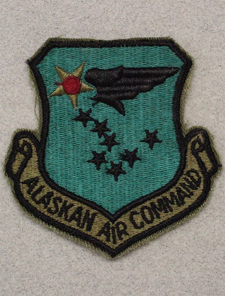 USAF Air Force Patch 132: Alaskan Air Command - subdued, 3"