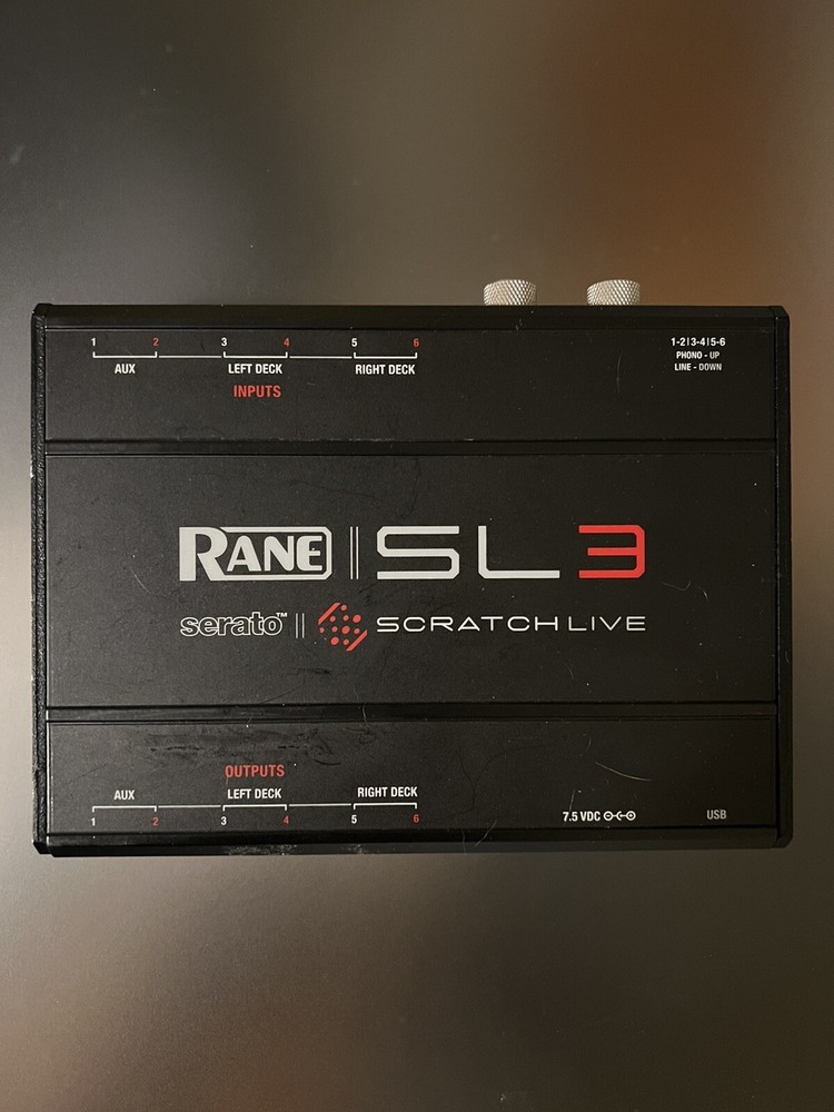 Used Rane SL3 Scratch Live Serato DJ interface DVS