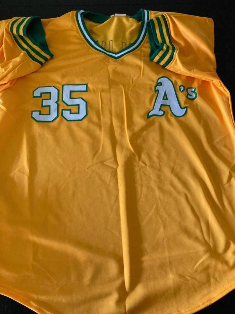 Oakland A's Vida Blue signed Jersey W/COA
