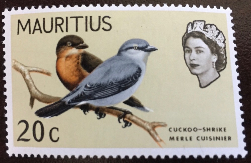 1968 MAURITIUS Bird MH  Scott # 330
