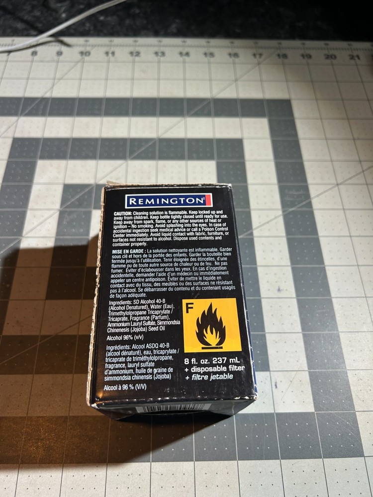 NOS Remington CC-100 Titanium Smart System Cleaning Solution & Filter