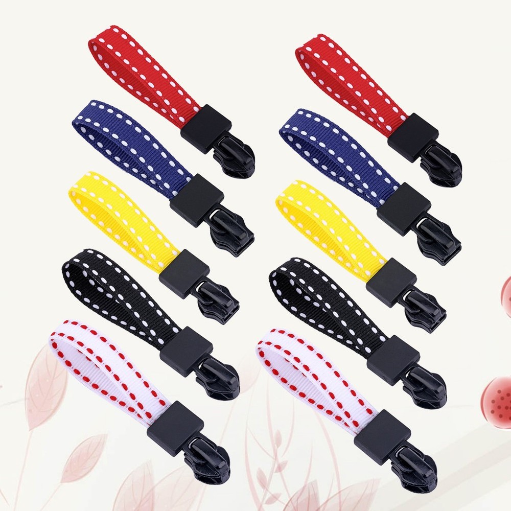 20 Pcs Webbing Zipper Heads Clothes Puller Purse Replacement