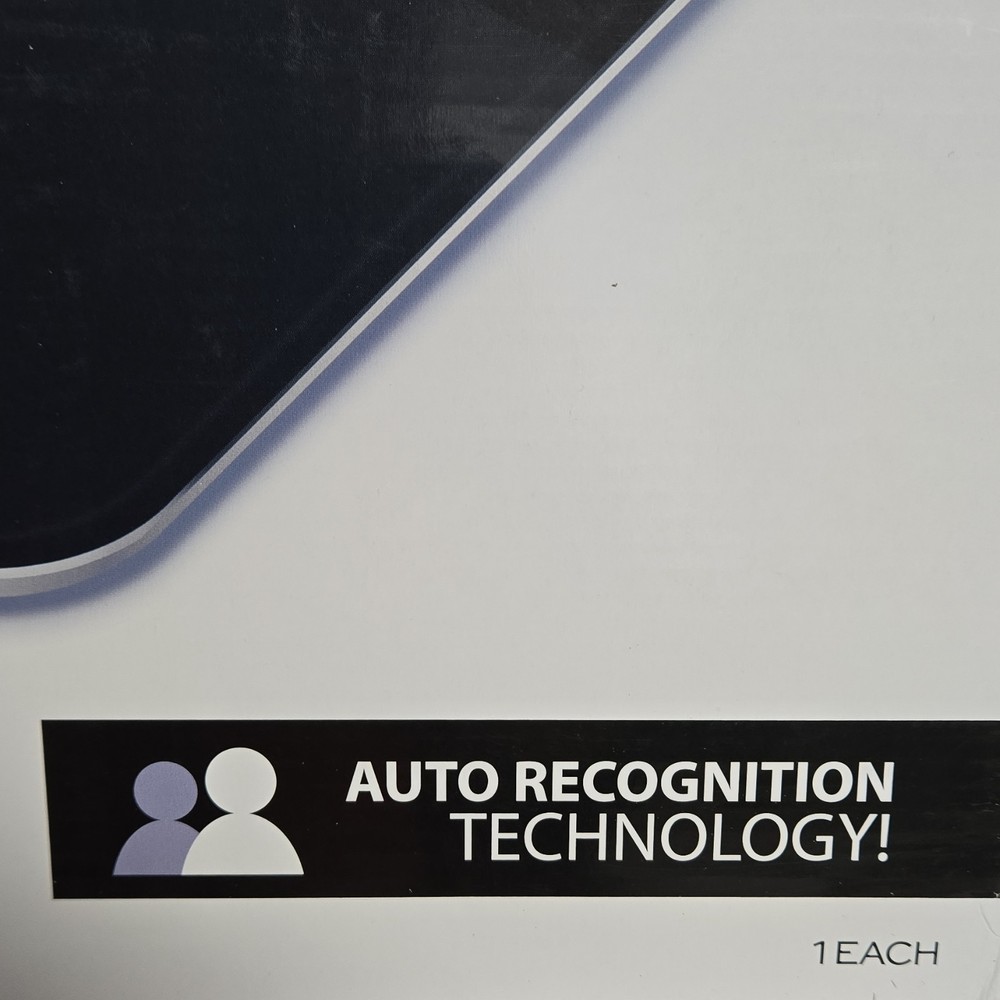 EatSmart Precision GetFit Body Analyzing Digital Glass Modern Black Scale