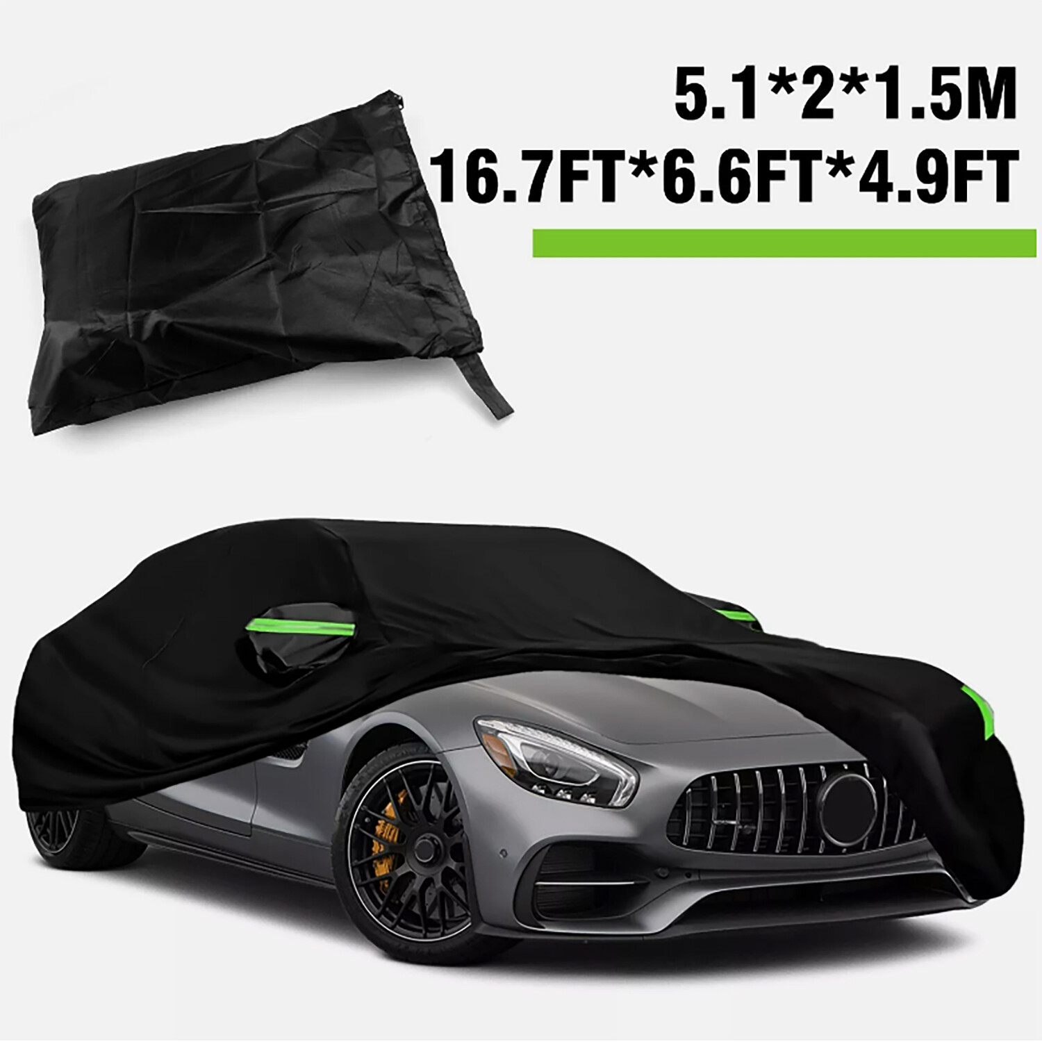 For Ford Mustang Full Car Cover Outdoor Waterproof Sun UV All Weather Protection