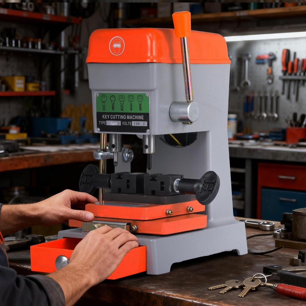 Key Cutting duplicating Machine Cutter Car Key Copier Locksmith Tools--