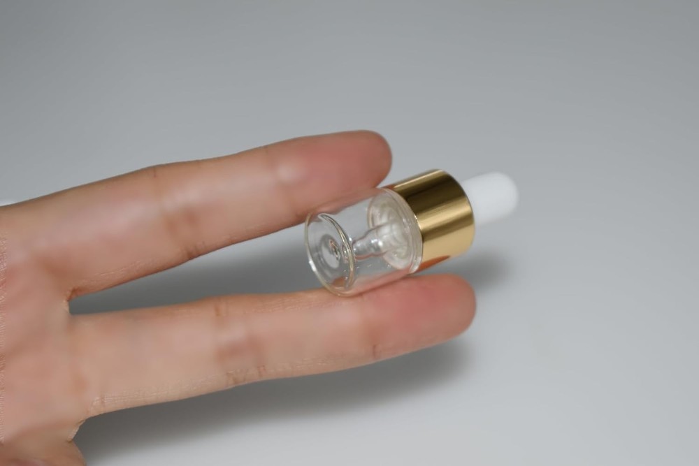 Small Dropper Bottle, 10pcs 1ml Mini Sample Bottles 1ml, Clear