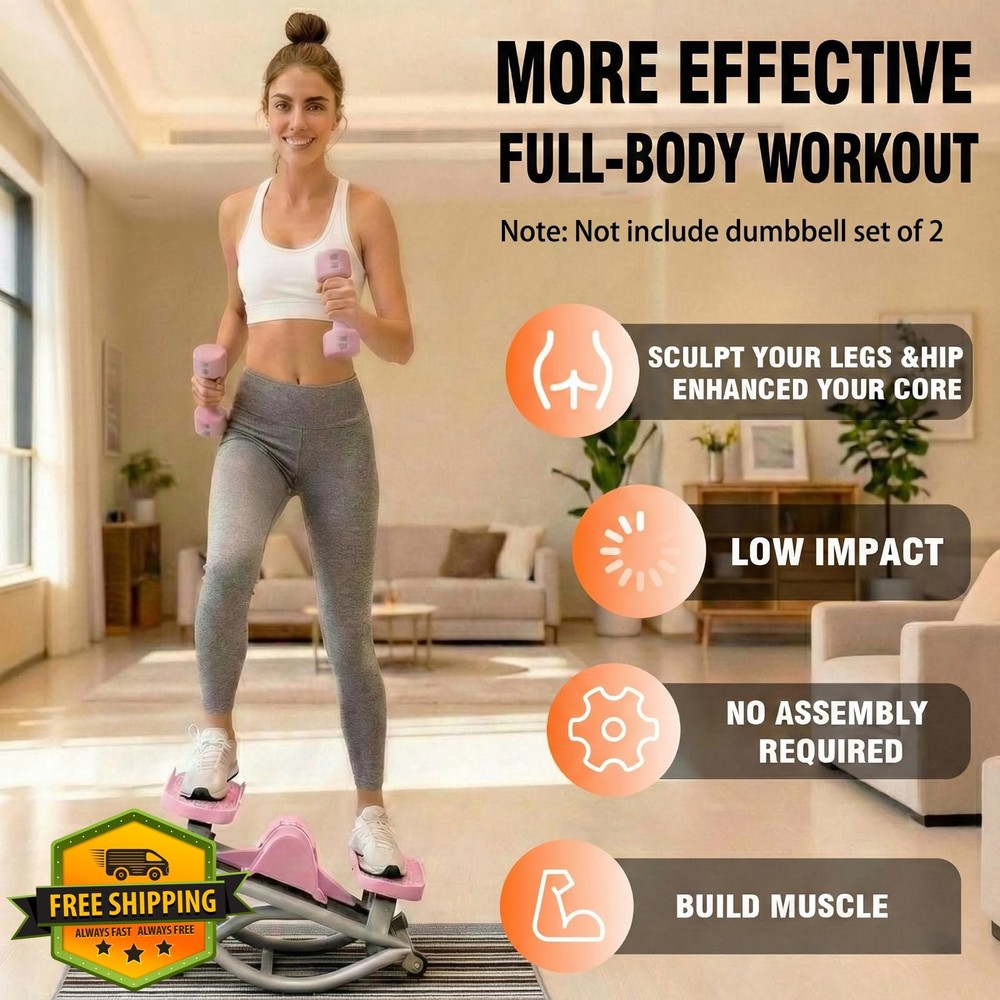 Flexella Rock Stepper Exercise Machine Full Body Low Impact Bands