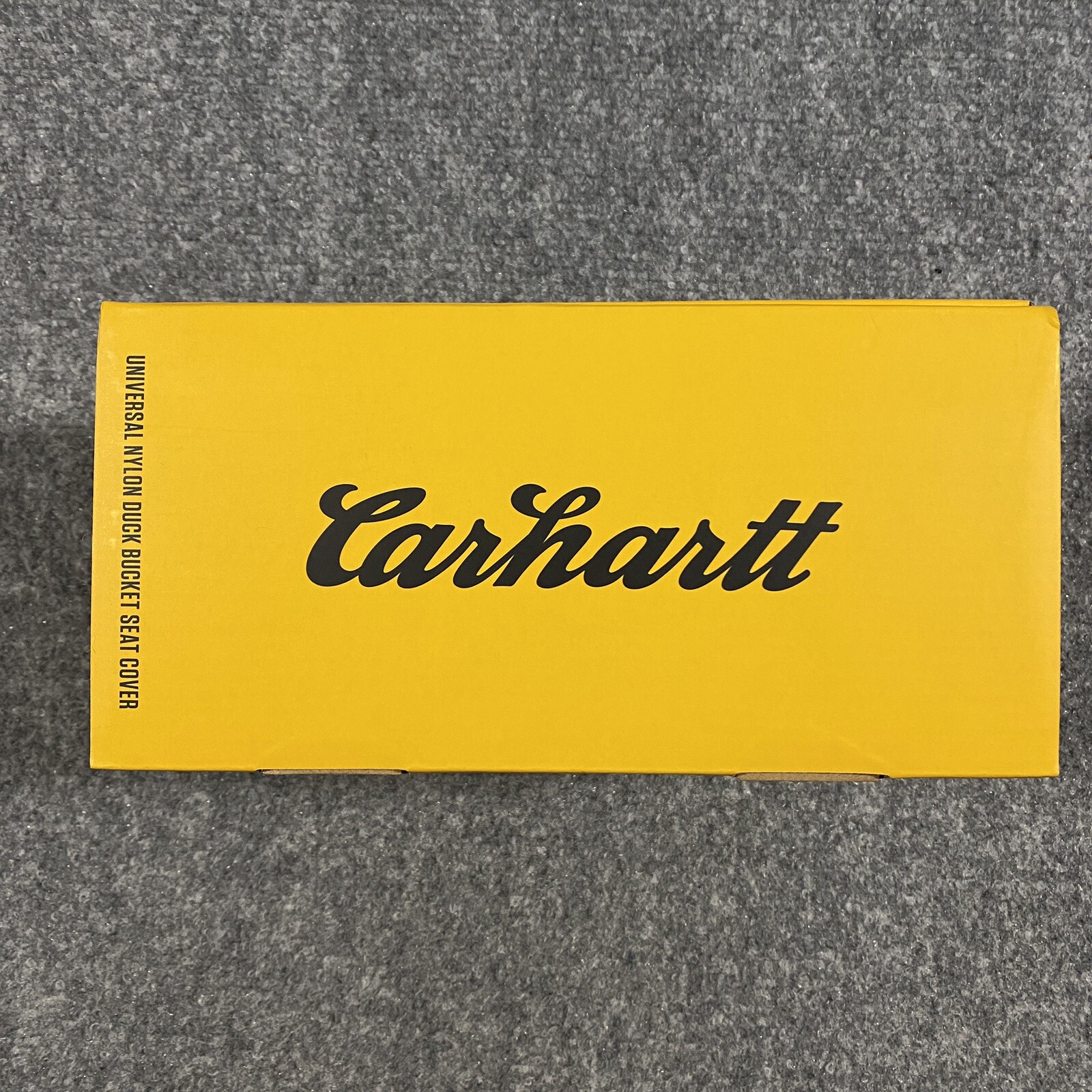 x2 Carhartt Universal Nylon Duck Canvas Bucket Seat Cover Brown Rain Defender