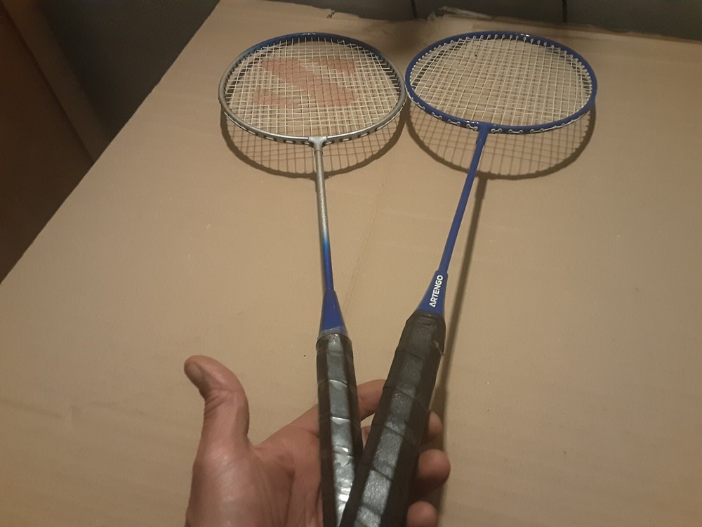 2 BADMINTON RACKETS IN GOOD CONDITION