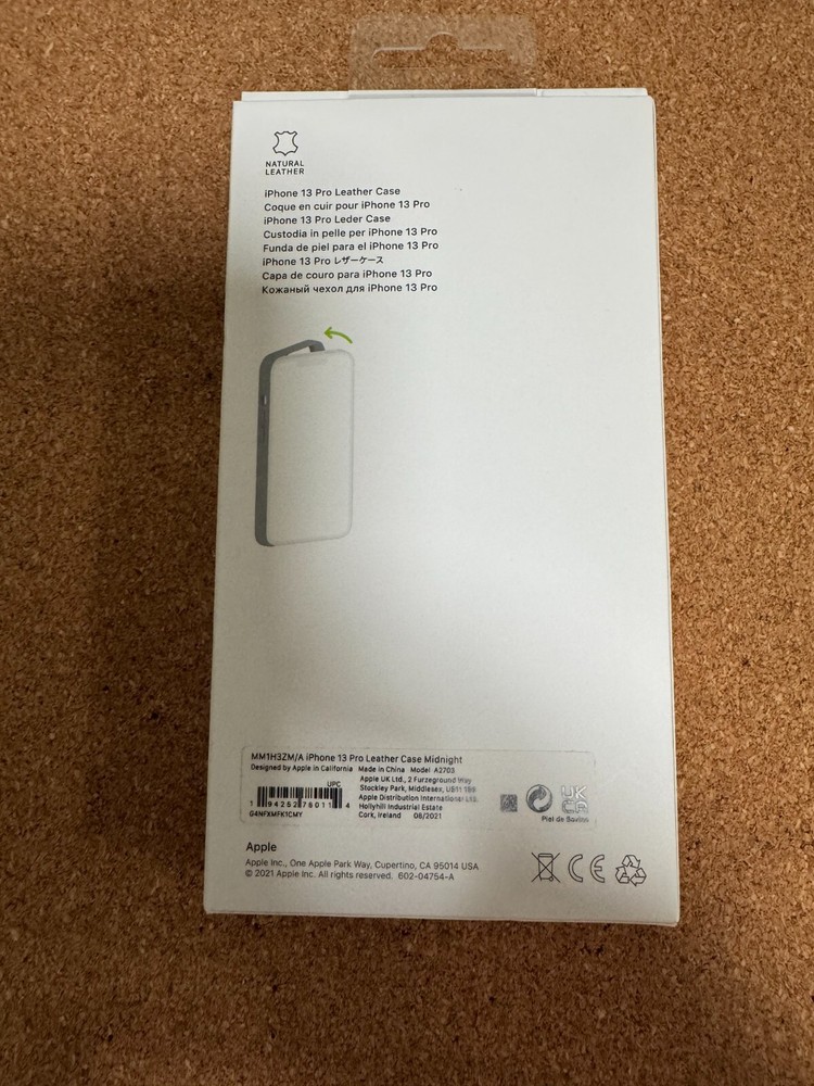 IPHONE 13 PRO LEATHER CASE ***BOX ONLY***
