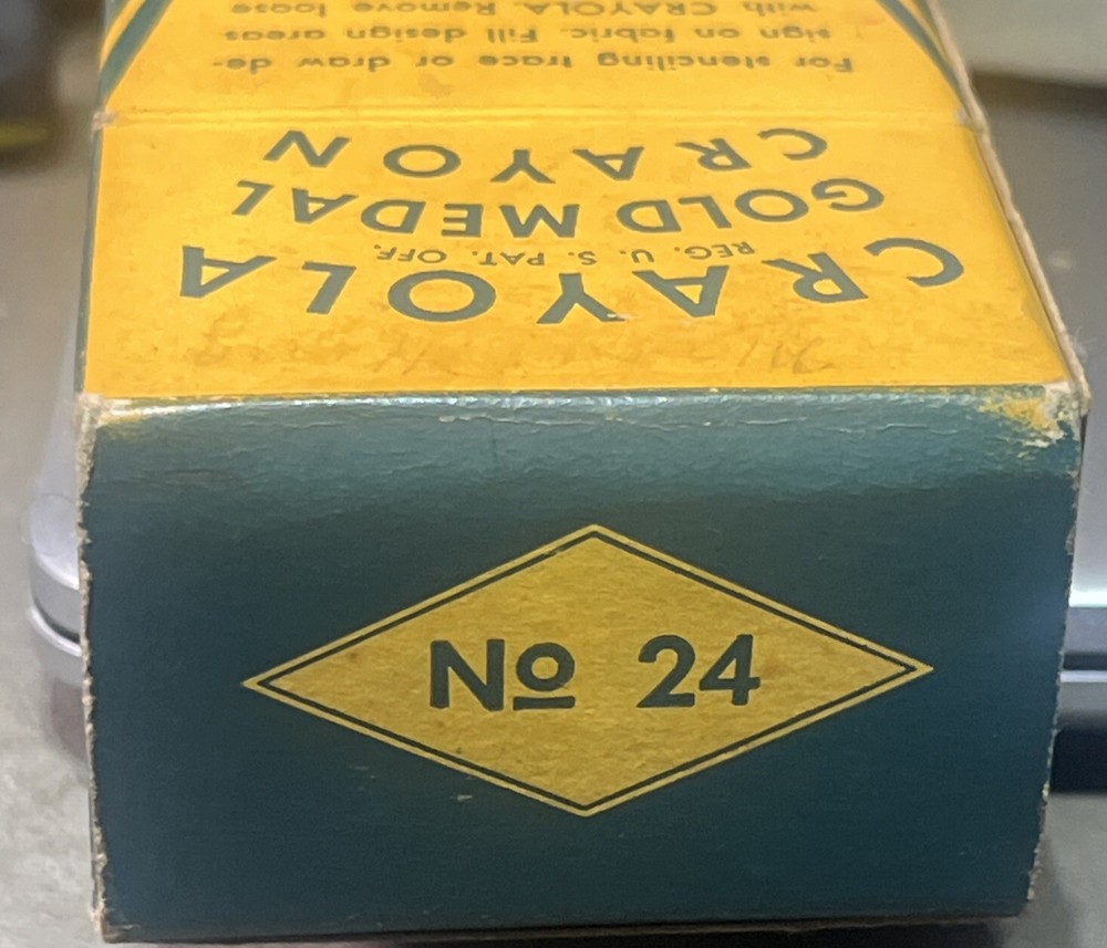 Antique Rubens Crayola crayons by Binney and Smith -24 count -