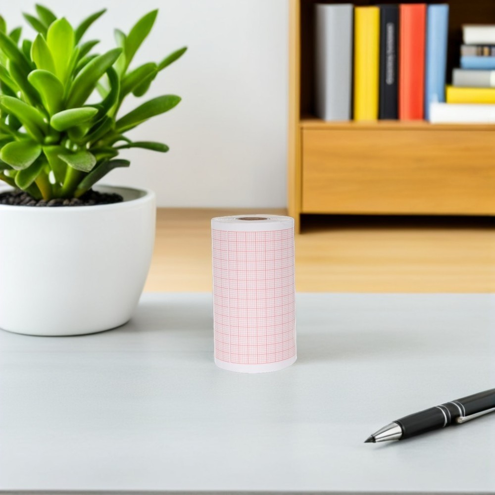 2 Rolls Blank Graph Sheets: Paper Refill For Chart - Blank