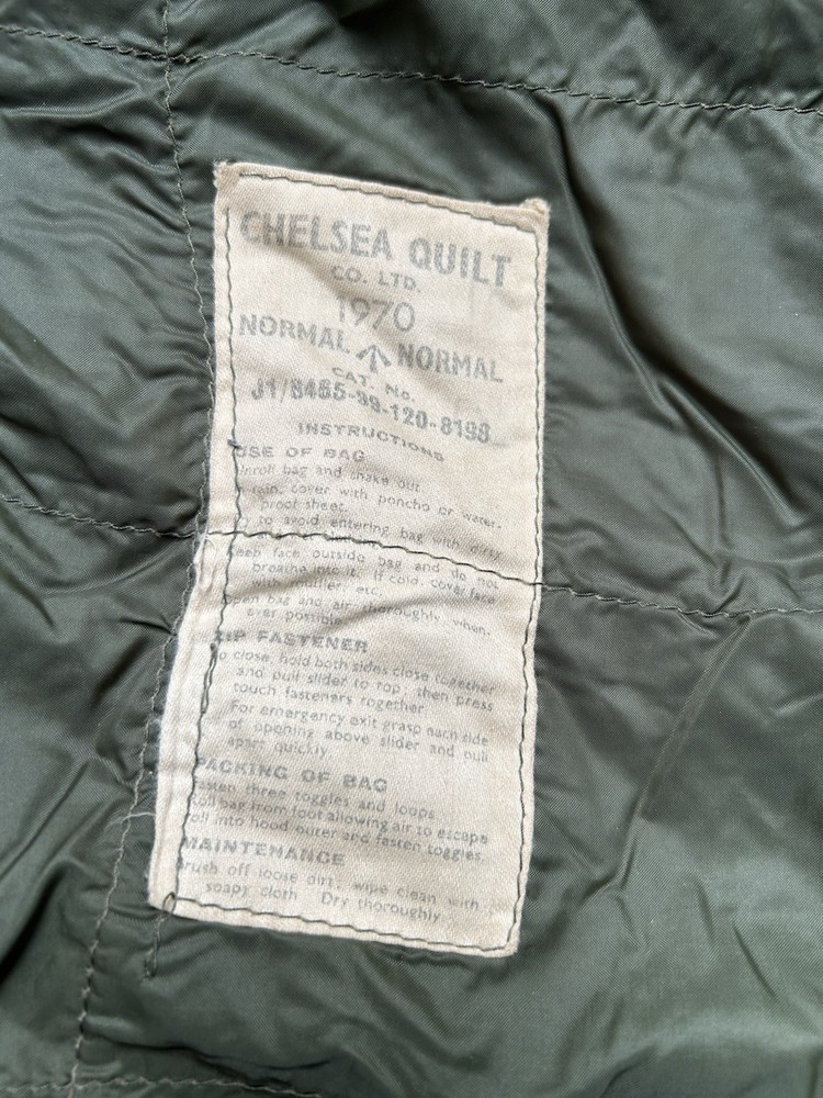 British Army 58 Pattern Sleeping Bag Size Normal CQC