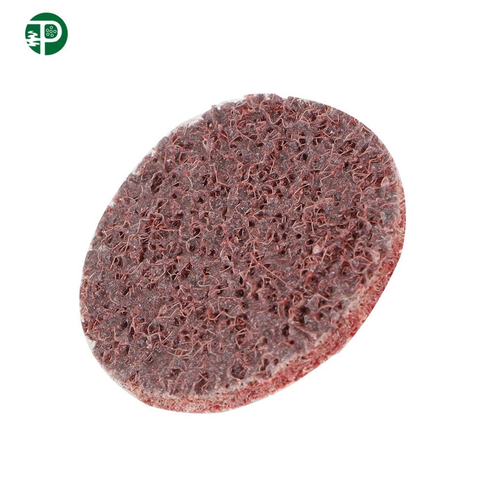 50Pcs 2In Medium Surface Conditioning Discs Roll Lock Die Grinder Sanding Pads