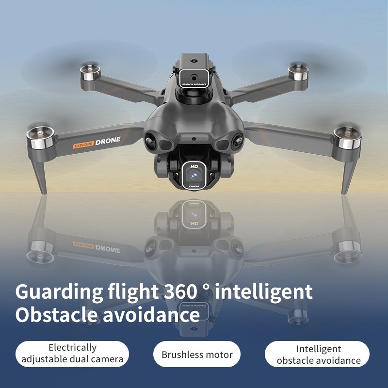 Foldable Quadcopter Drone | Brushless Motors, Large Display Remote Control
