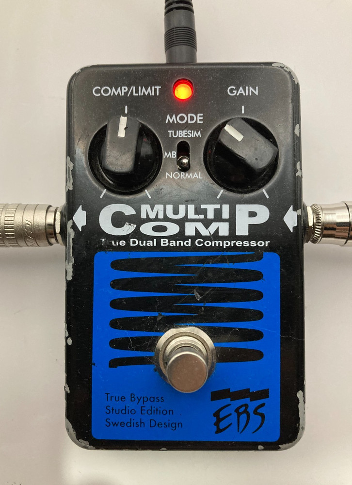 EBS MultiComp Studio Edition Compressor Pedal Tested Working