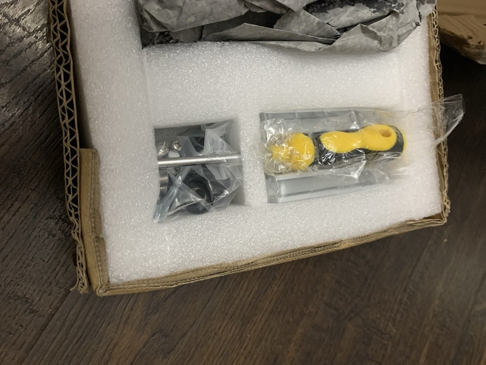 Rectangular Fire Pit Wind Guard 41.5 x 11.5 x 6 Tempered Glass Partial!!!