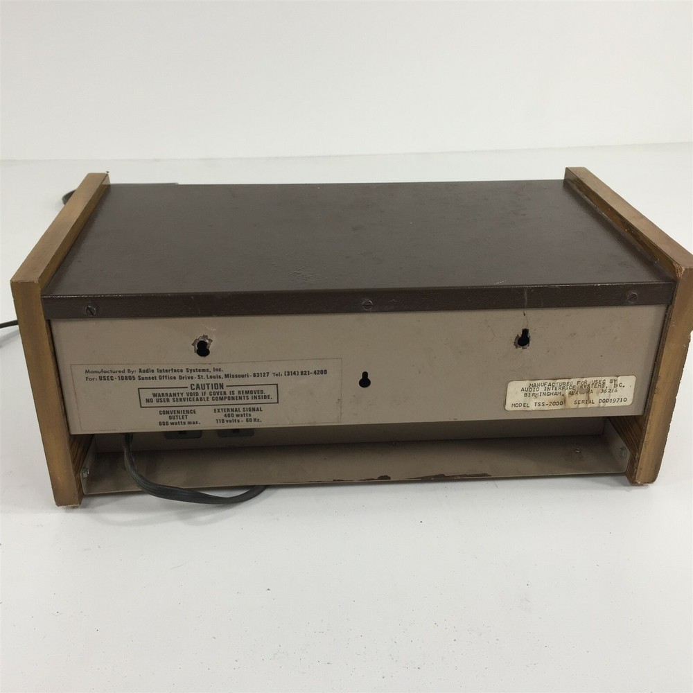 Audio Interface Systems Centurion USEC TSS-2000