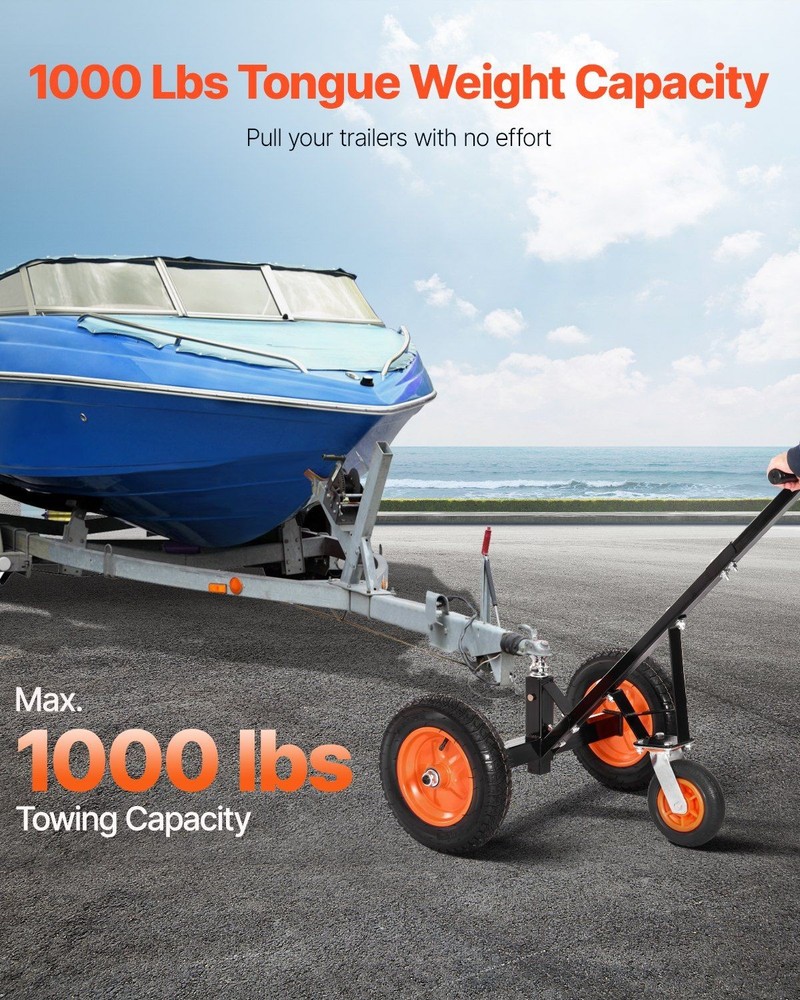 Quick Adjust 1000lb Trailer Dolly 16.7-22in Frame