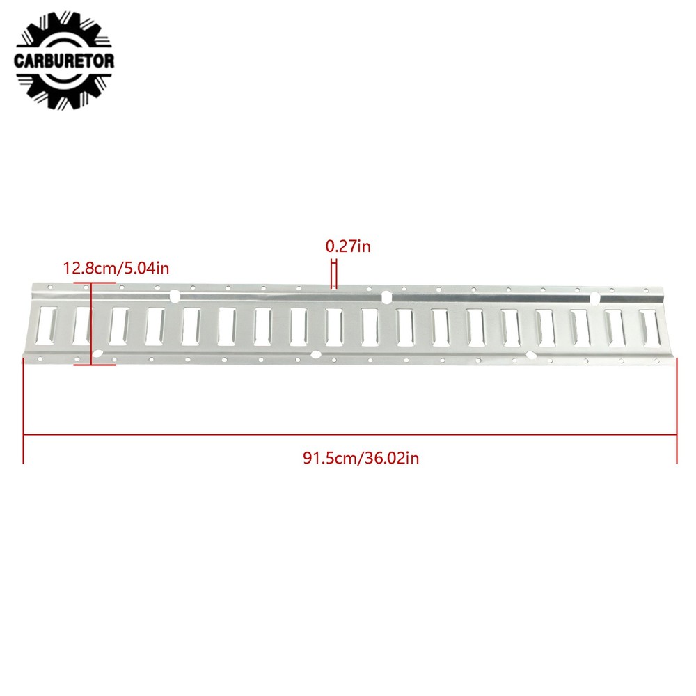 24 Pcs 3 Ft Silver E Track Rails Complete Kit With Mounting Hardware For Trucks