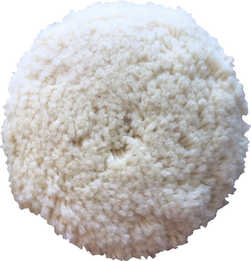 SM Arnold 6" Wool Compounding and Buffing Pad Hook & Loop 57360