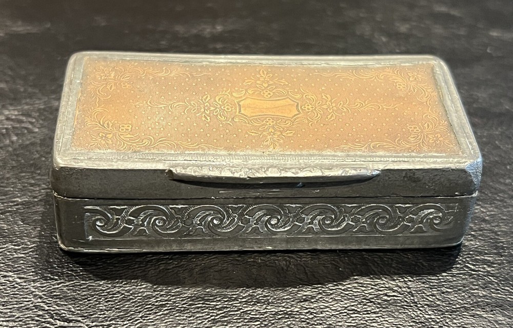 19th Century Pewter Snuff Box