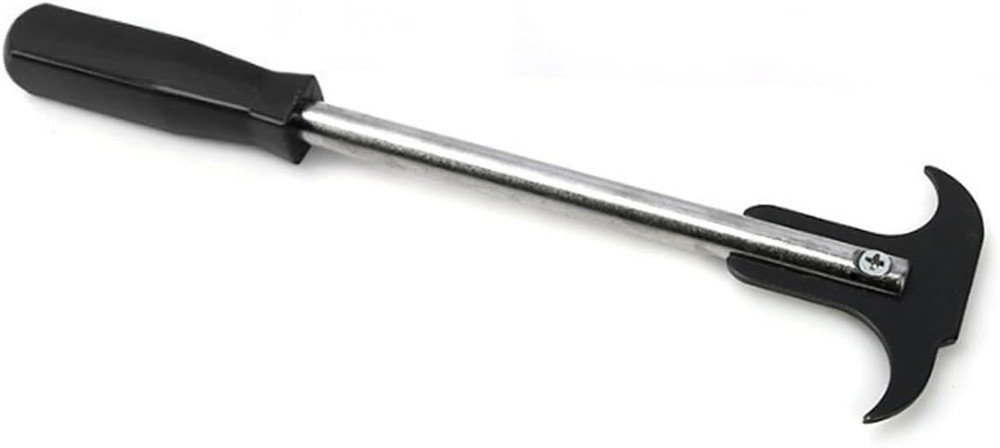 Oil Seal Puller Tool Dual Hook Tips Disassembly Wrench Tool Black