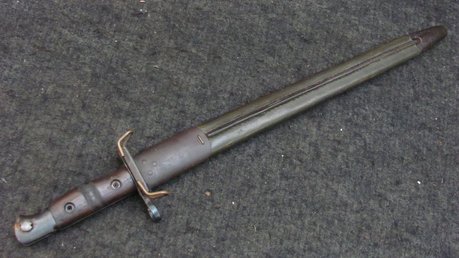 WWI US Army M1917 Enfield Rifle Bayonet w/Scabbard  Remington - Trench Shotgun 1