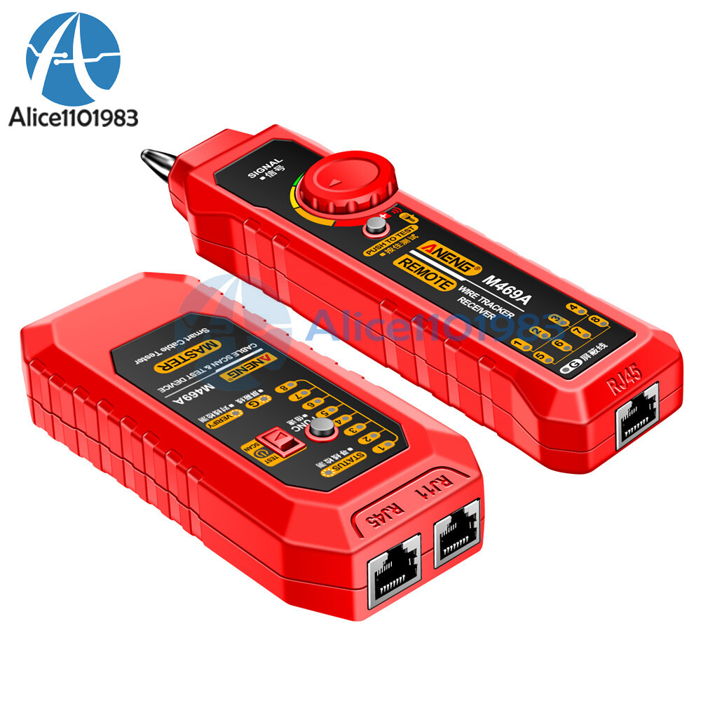 ANENG M469A Multifunctional RJ45 RJ11 Network Cables Tracker Networking Analyzer