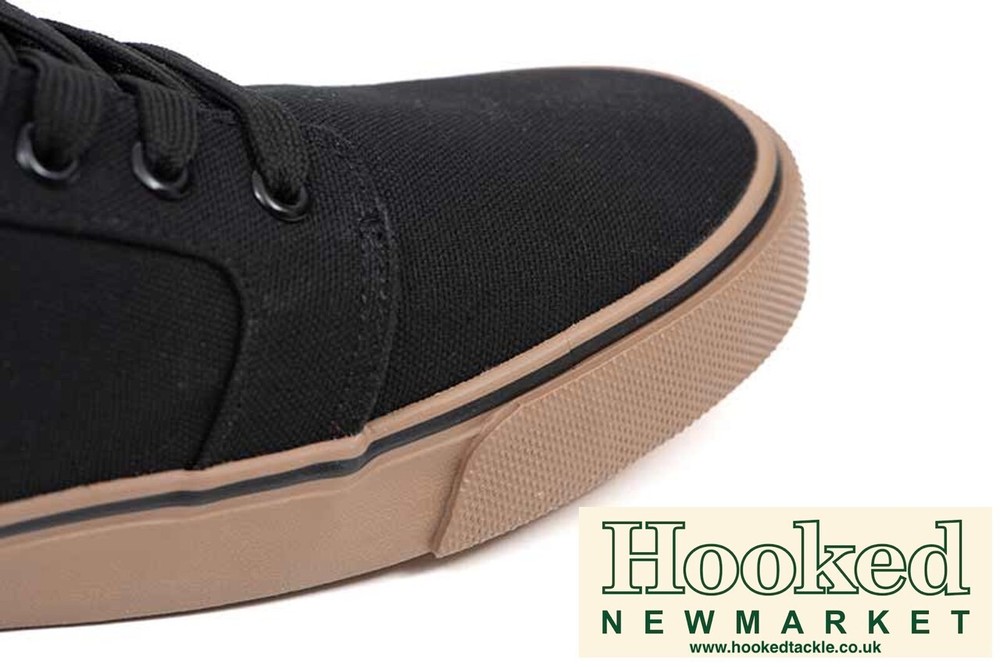 Fox Black Canvas Shoes *ALL SIZES*