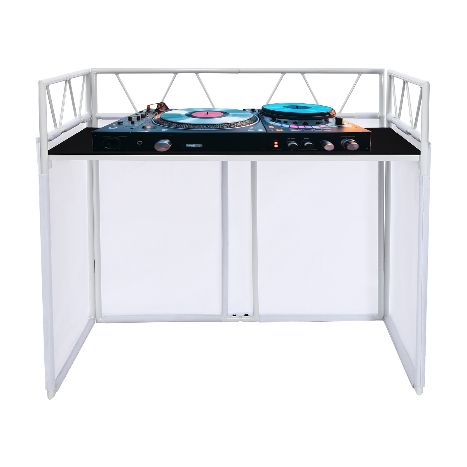 Aluminum Visualizer Standing DJ Table, DJ Controller Stand, DJ Table Station