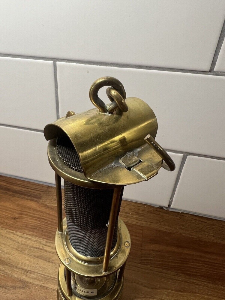Laidler Durham Brass Miners Lamp - Mining (B)