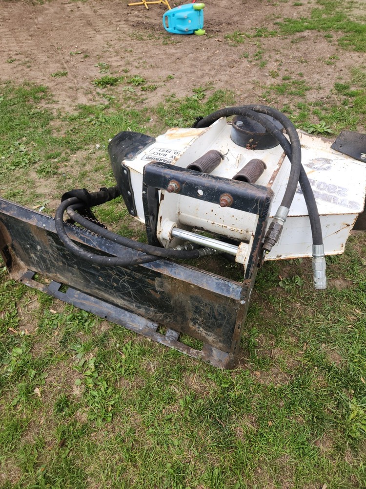 skidloader stump grinder stumper 280hd