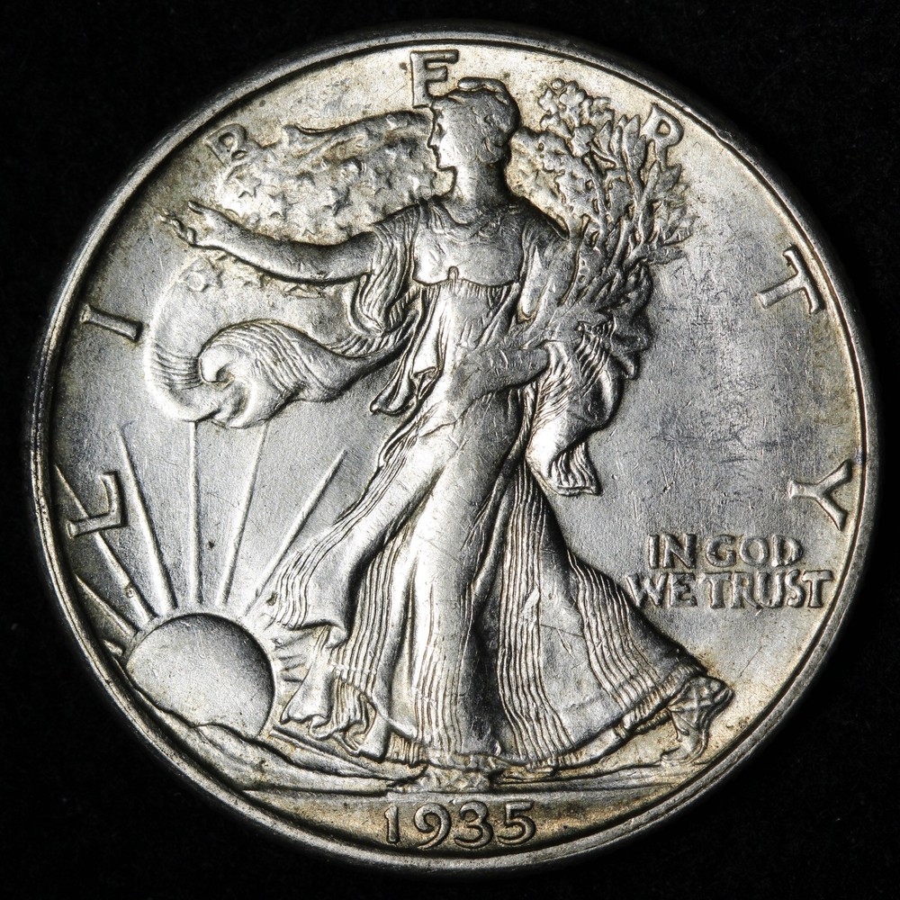 1935-D Walking Liberty Silver Half Dollar BU *UNCIRCULATED* MS E377 UACCM