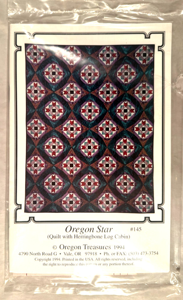 Oregon Star - Oregon Treasures #145 - Pattern Only