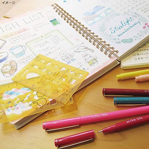 Marvy Card Size Template Orange 8822-838