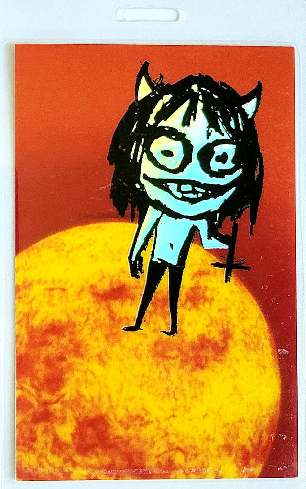 **** OZZY OSBOURNE **** - 1996 TOUR - LAMINATED BACKSTAGE PASS - REFLECTIVE FOIL