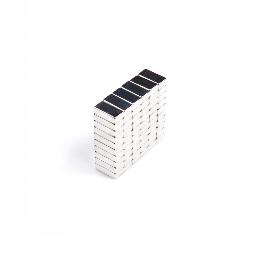 60-Pack Rectangular Magnets - Bar, Square, Mini, Tiny, Small for Crafts