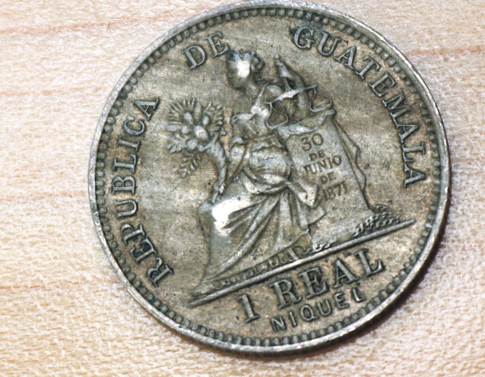 1911 Guatemala 1 Real