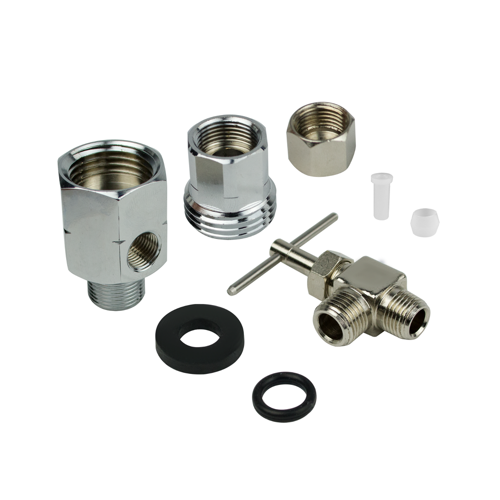 APEC Feed Water Adapter 1/2" & 3/8" for Undersink Reverse Osmosis Water System