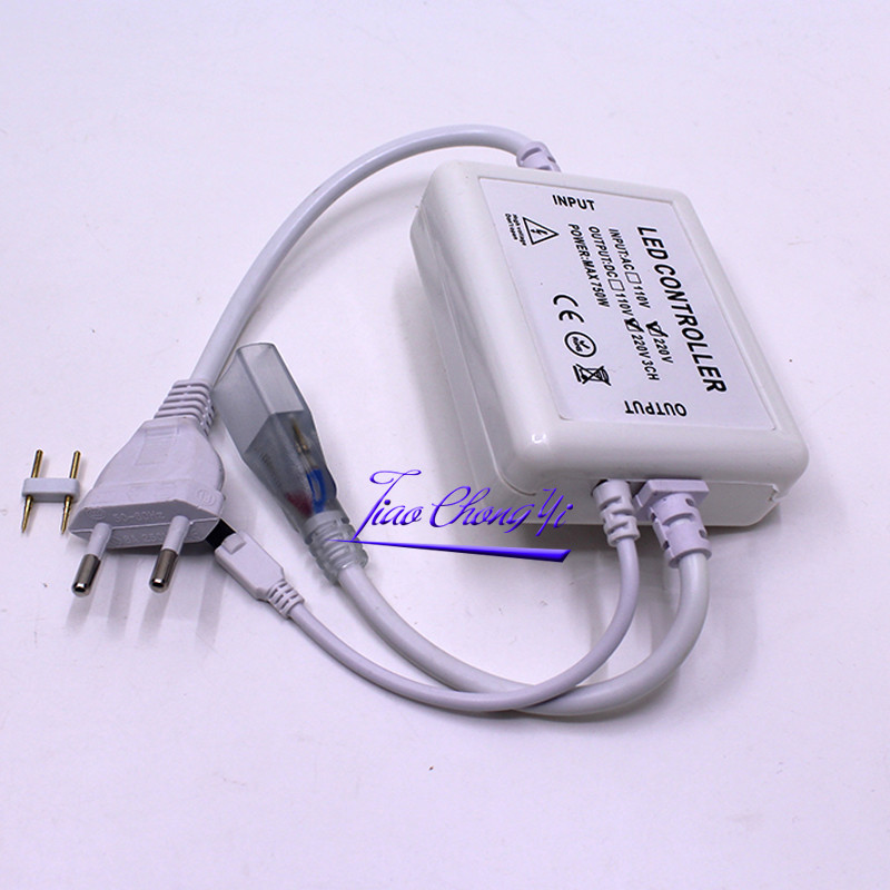 110v 220v led dimmer controller with IR remote EU plug / US plug For led strip
