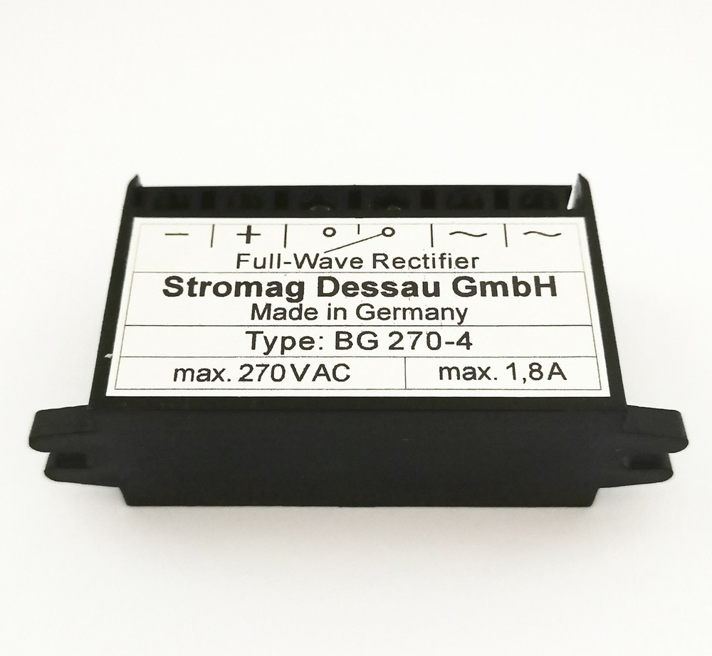 Full Wave Rectifier Type: BG 270-4 max.270VAC max.1,8A motor brake rectifier