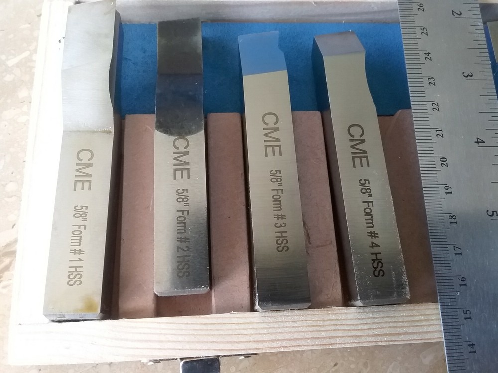 5/8" shank 9pcs/set Solid HSS tool bits offset cranked turning #Z-2662-2006-IN